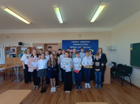Gminny Konkurs Matematyczny „Mistrz Arytmetyki” 