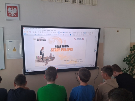 Światowy Dzień Bez Tytoniu w Szkole Podstawowej im. Ziemi Dobrzyńskiej w Okalewie