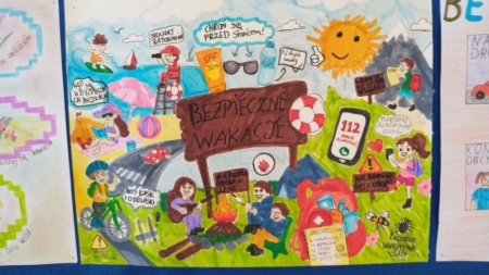 KONKURS PLASTYCZNY AKTYWNE I BEZPIECZNE WAKACJE